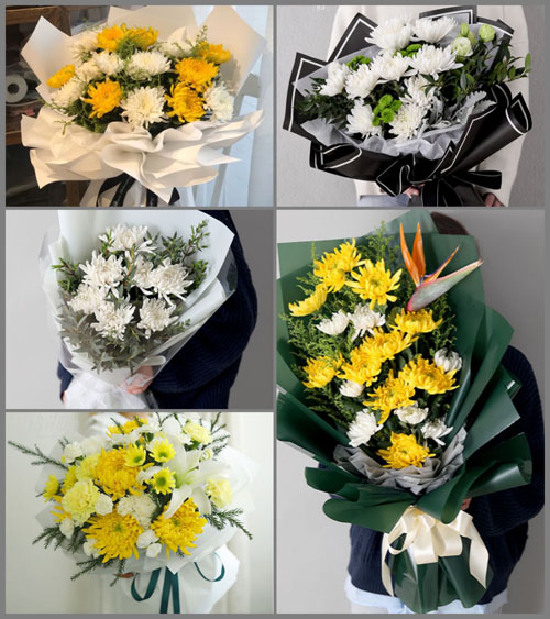 上海崇明区港西镇盘西村白事花束代送